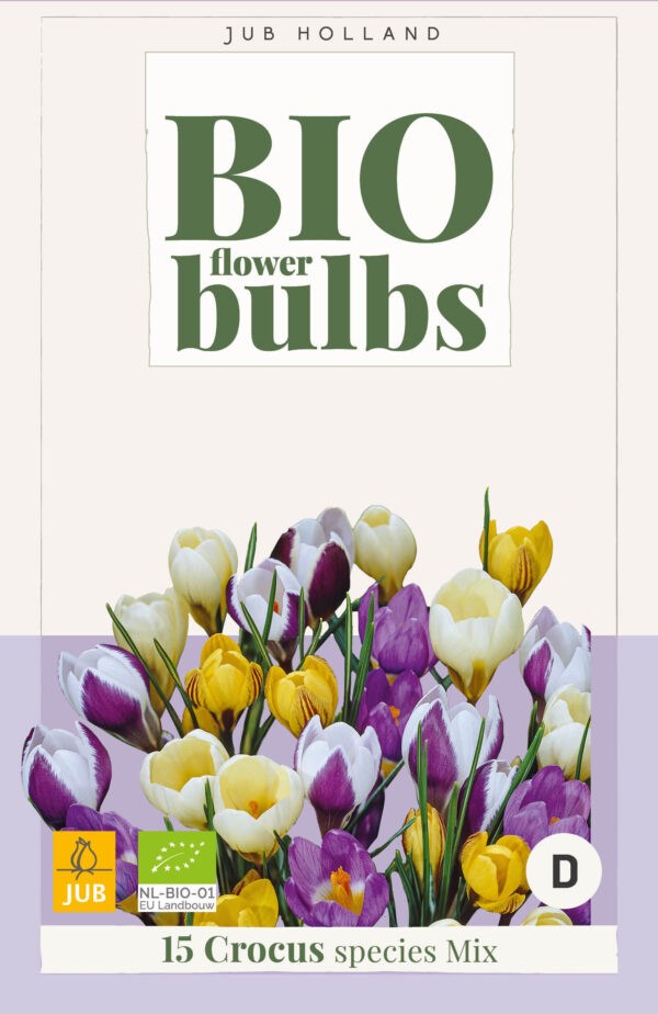 15 Bio Crocus species Mix 5/+